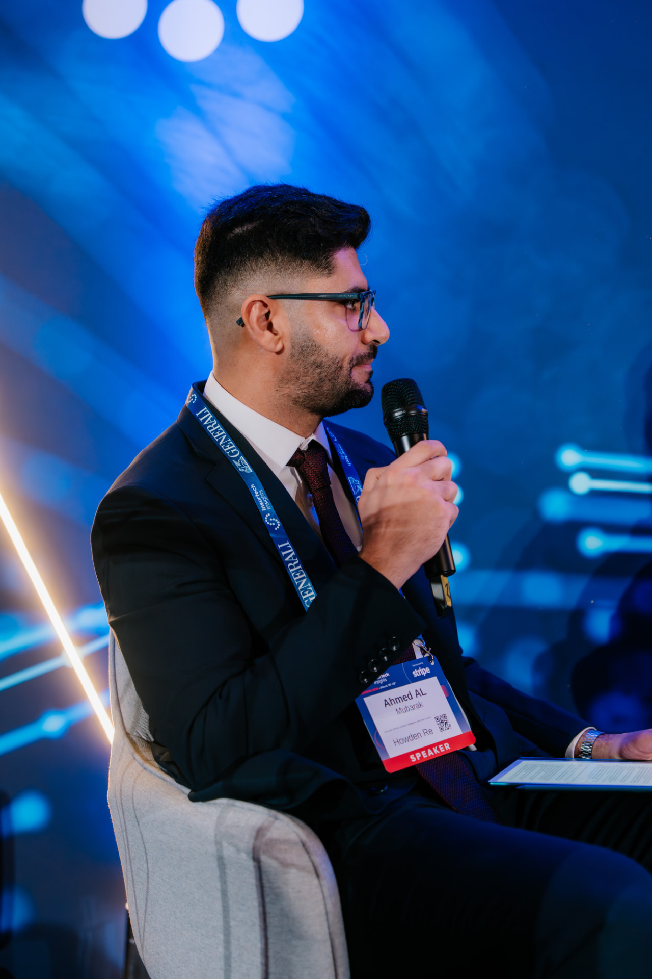 Ahmed Al Mubarak speaking at ITI Europe